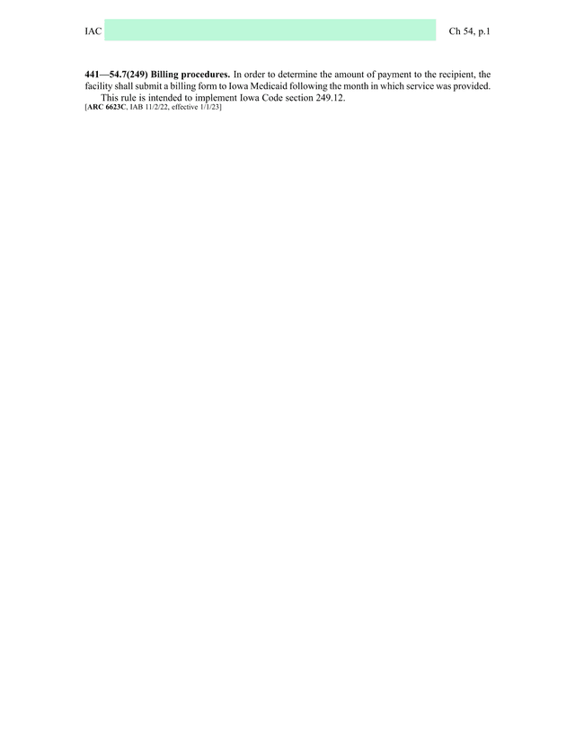 Billing Procedures For Iowa Medicaid screenshot