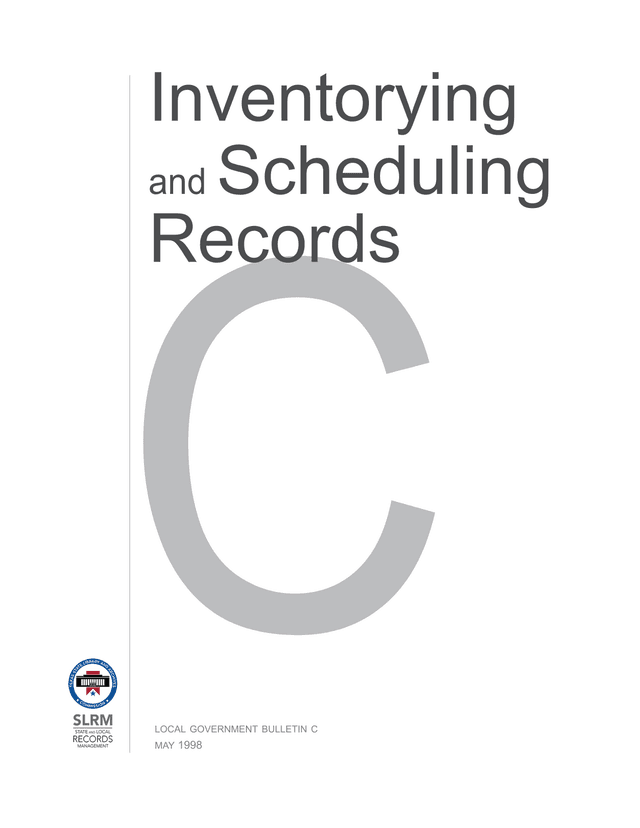 Inventorying And Scheduling Records screenshot