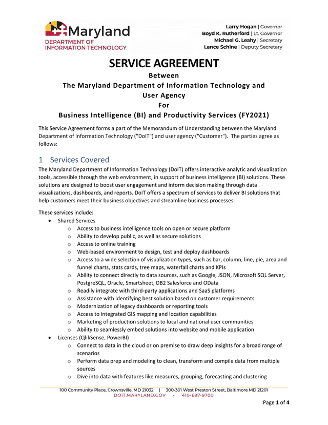 SERVICE AGREEMENT screenshot