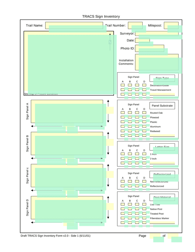 TRACS Sign Inventory screenshot