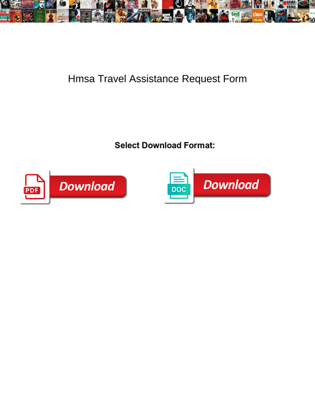 Hmsa Travel Assistance Request Form screenshot