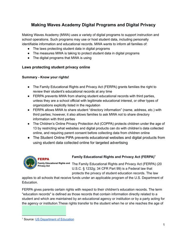 Making Waves Academy Digital Programs And Digital Privacy screenshot