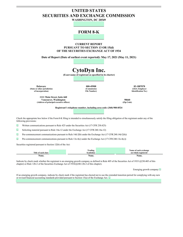 Form 8 K screenshot