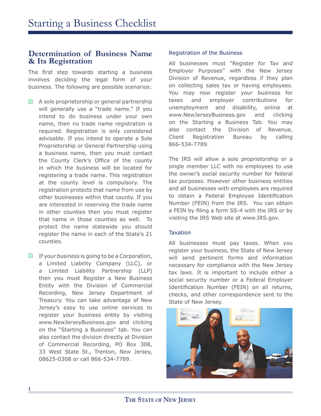 Determination Of Business Name  Its Registration screenshot
