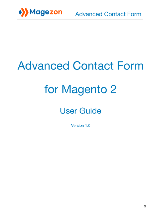 Advanced Contact Form For Magento 2 User Guide screenshot