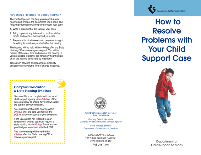 How To Resolve Problems With Your Child Support Case screenshot