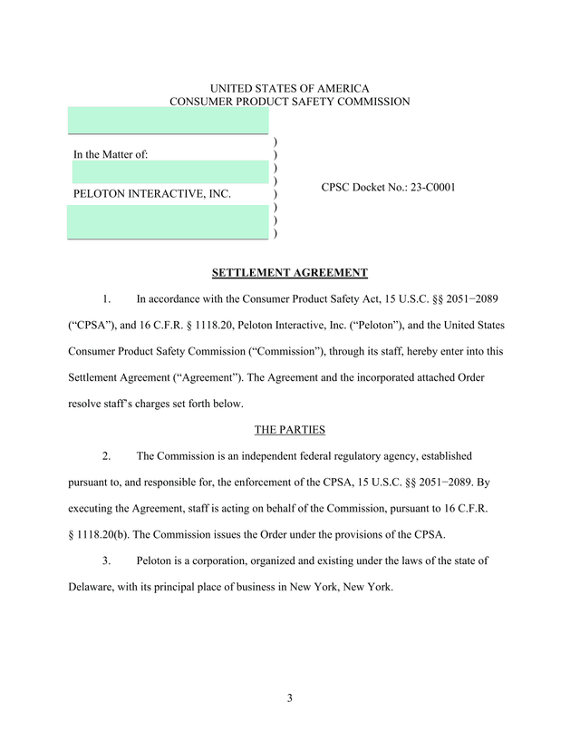Settlement Agreement screenshot