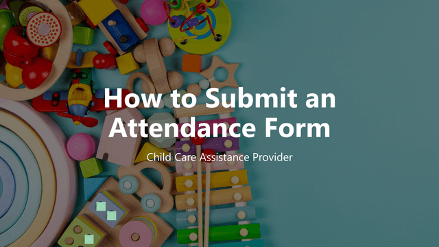 Attendance Form screenshot