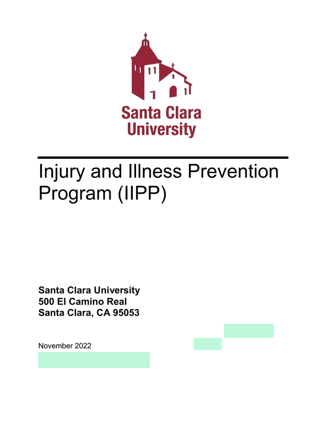 Injury And Illness Prevention Program (IIPP) screenshot