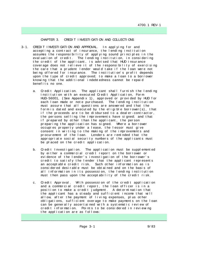 HUD Handbook 4700.1 REV 1 screenshot
