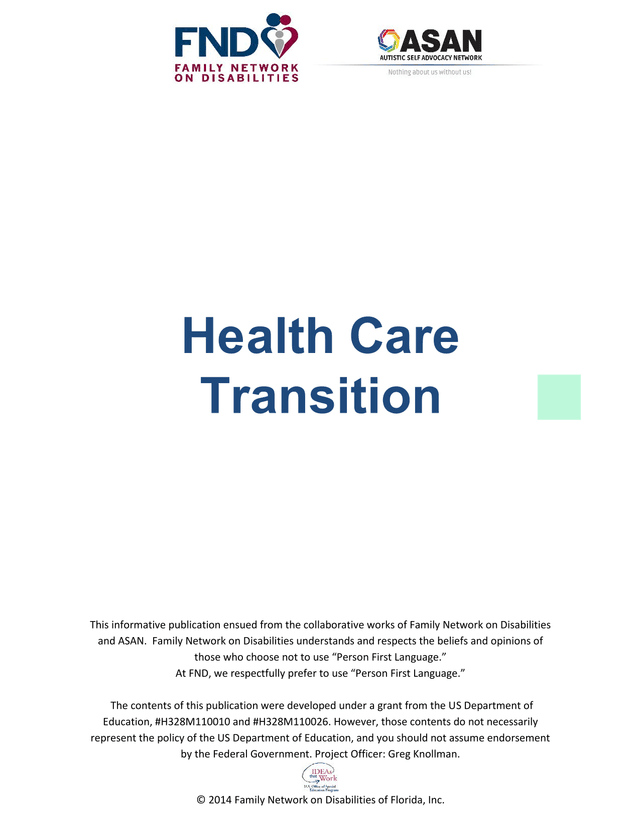 Health Care Transition screenshot