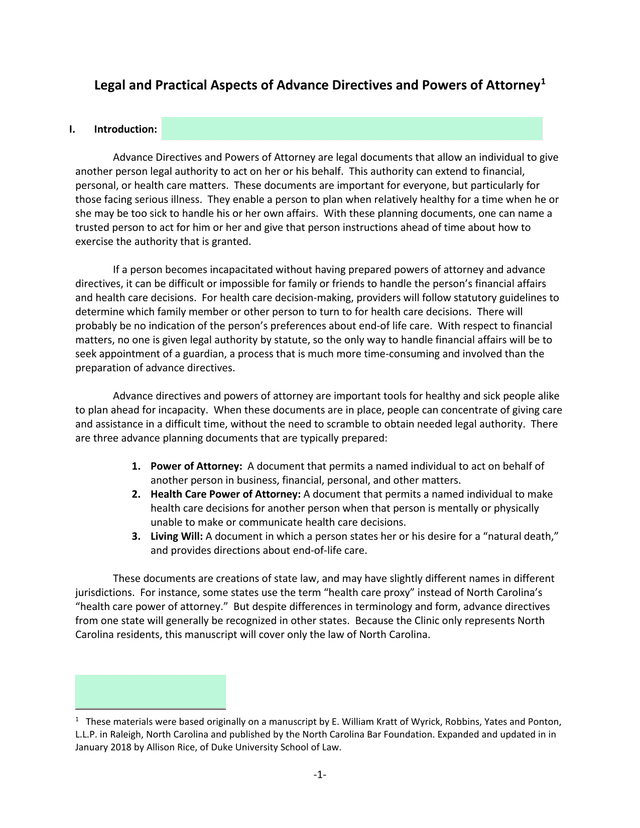 Legal And Practical Aspects Of Advance Directives And Powers Of Attorney screenshot