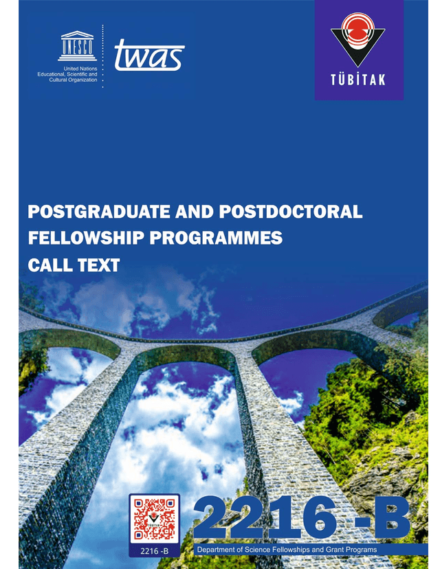 TBTAK TWAS Postgraduate And Postdoctoral Fellowship Programmes screenshot