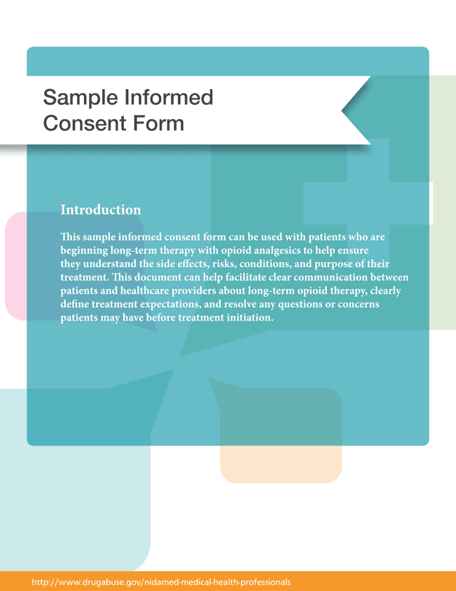 Sample Informed Consent Form screenshot