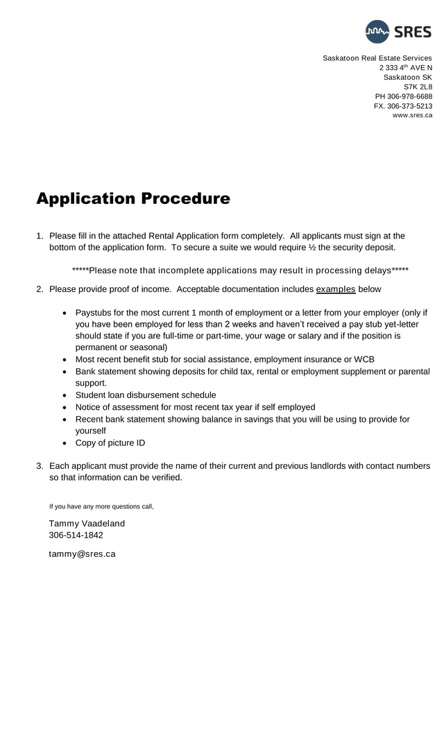 Application For Residency screenshot
