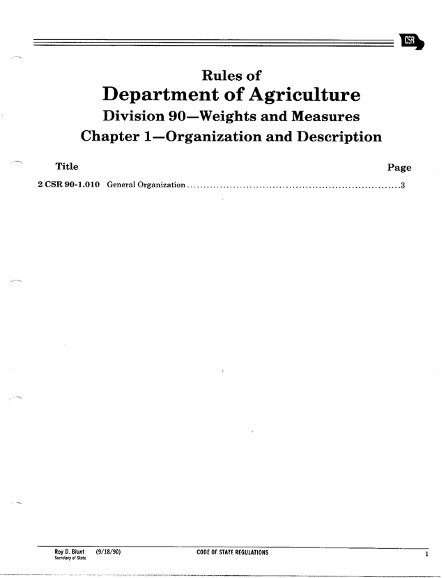 Rules Of Department Of Agriculture Division Go  Weights And Measures screenshot