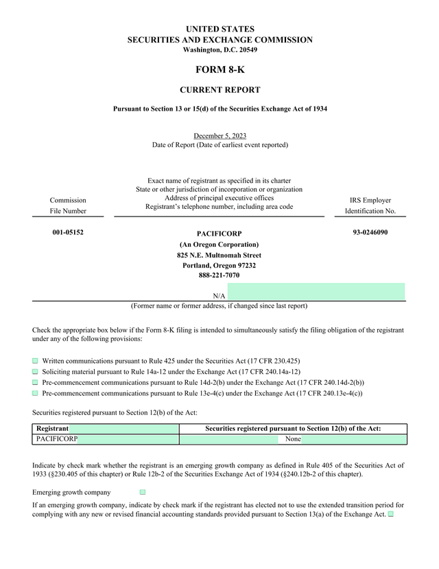 Form 8 K screenshot