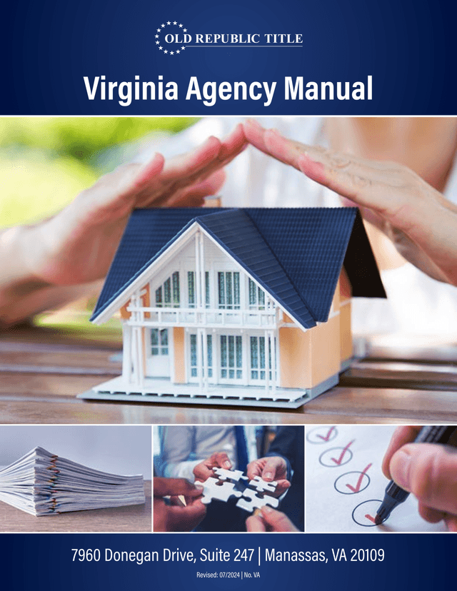 Virginia Agency Manual screenshot