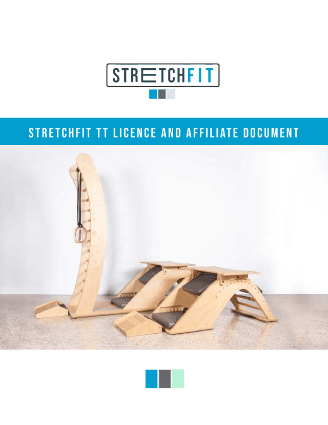 Stretchfit TT Licence And Affiliate Document screenshot