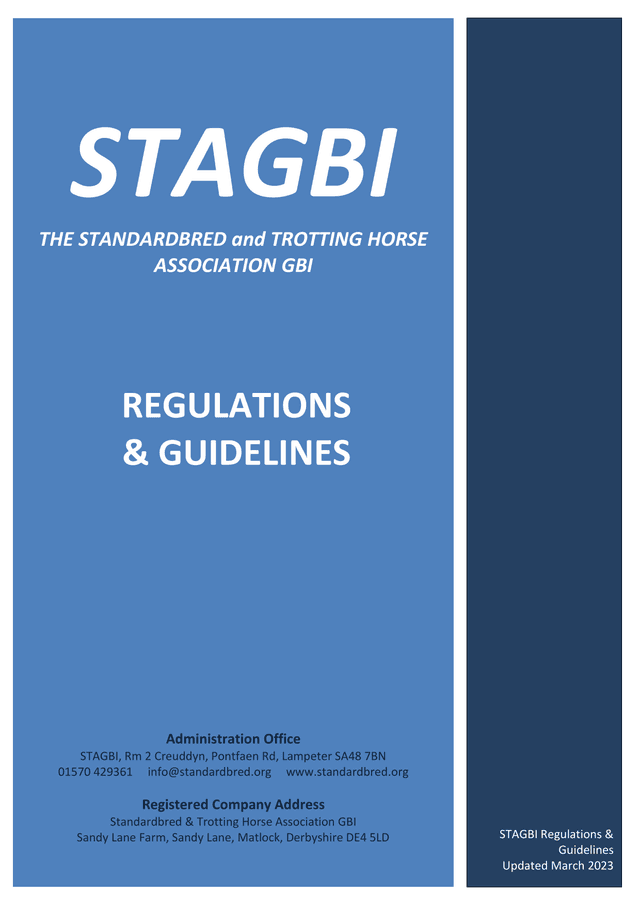 STAGBI Regulations  Guidelines screenshot