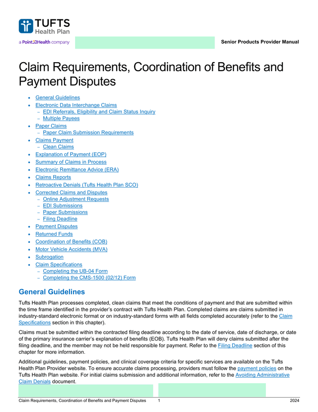 Senior Products Provider Manual screenshot