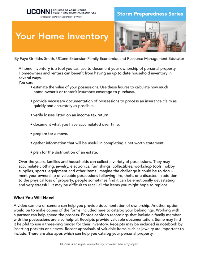 Your Home Inventory screenshot