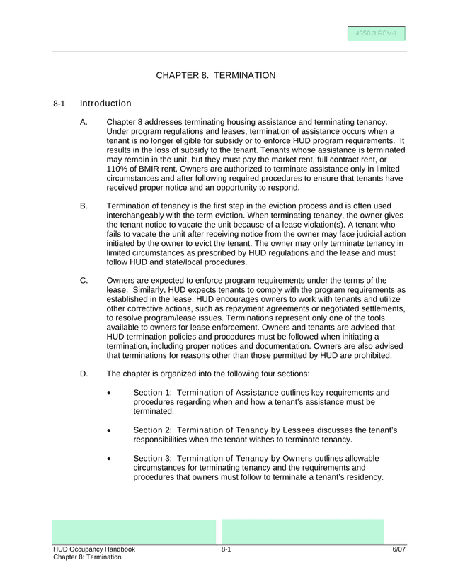 HUD Occupancy Handbook 4350.3 REV 1 screenshot