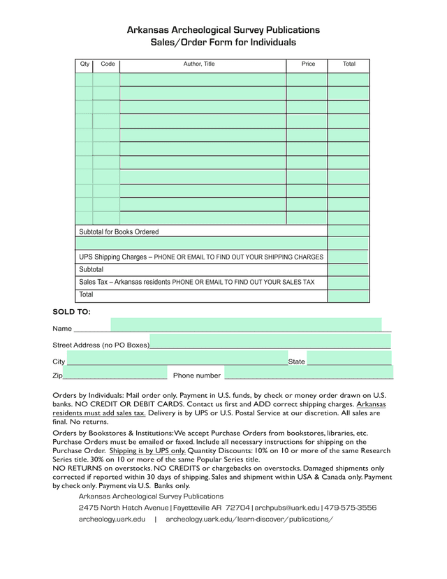 SalesOrder Form For Individuals screenshot