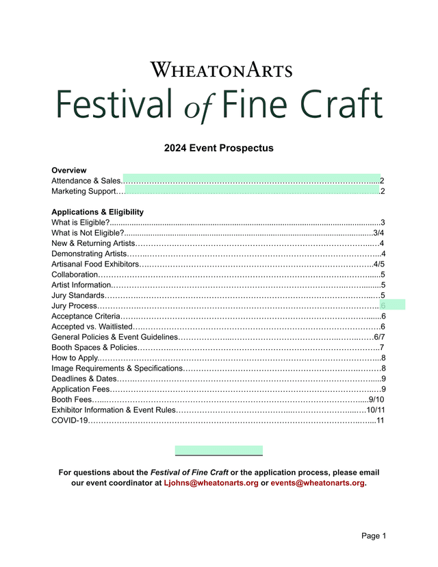 2024 Event Prospectus screenshot