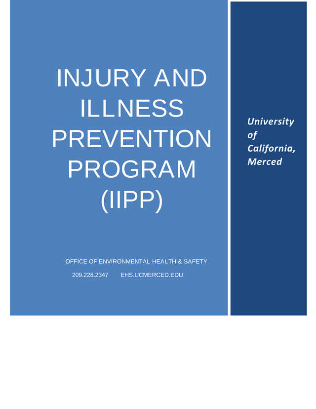 Injury And Illness Prevention Program (IIPP) screenshot