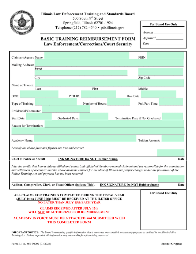 Form B.1 IL 569 00002 screenshot