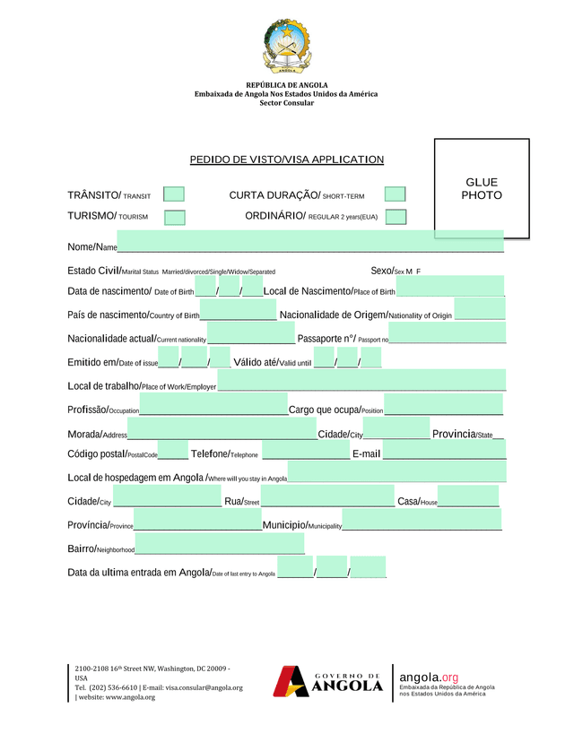 PEDIDO DE VISTOVISA APPLICATION screenshot