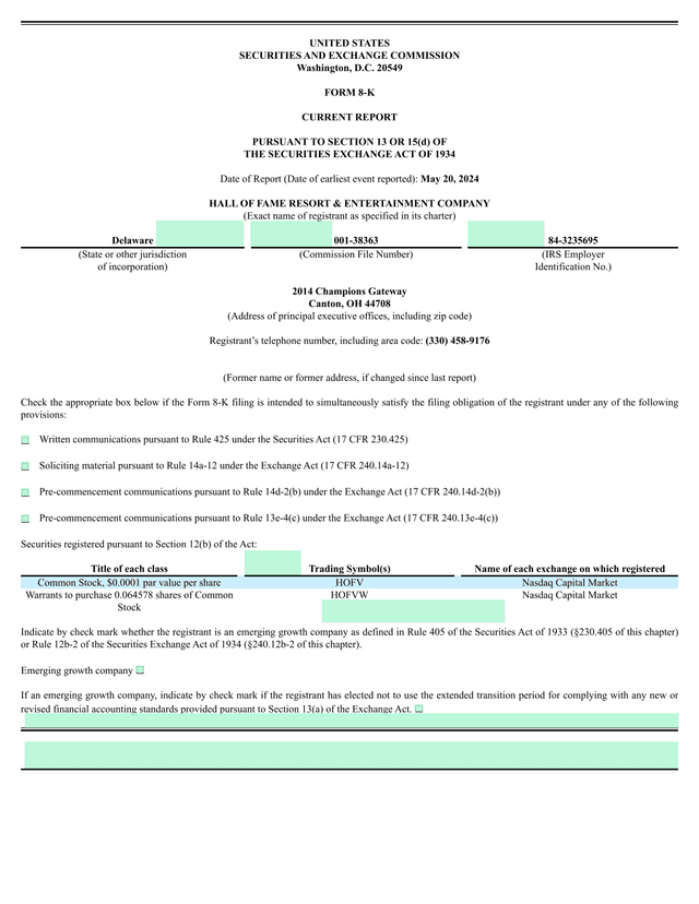 Form 8 K screenshot