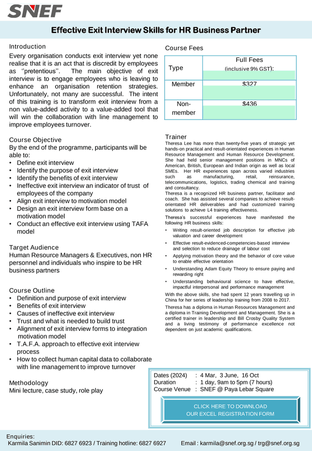 Effective Exit Interview Skills For HR Business Partner screenshot