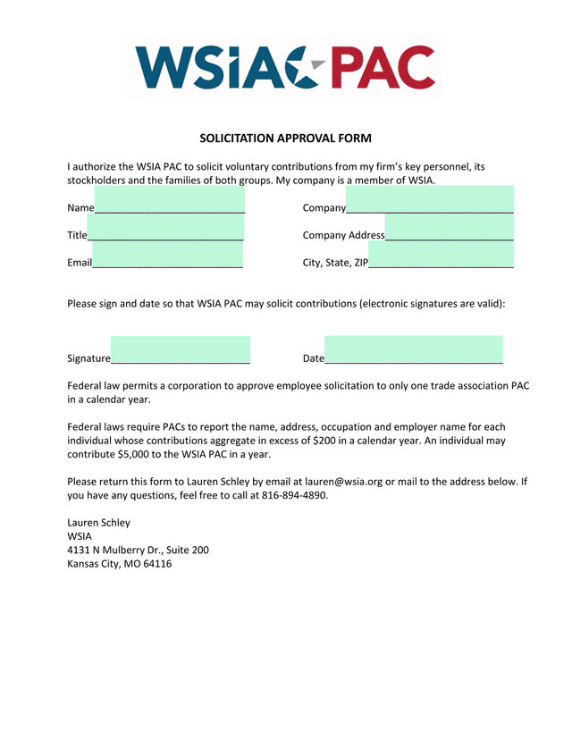 SOLICITATION APPROVAL FORM screenshot