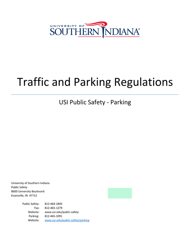 Traffic And Parking Regulations screenshot