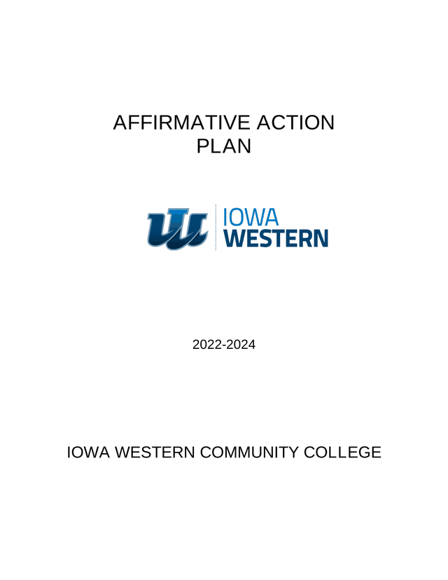 Affirmative Action Plan 2022 2024 screenshot