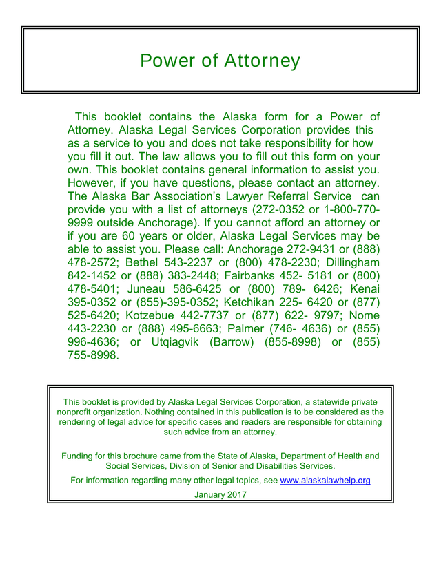 Power Of Attorney screenshot