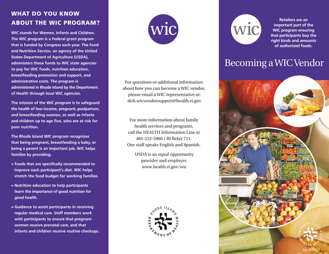 Becoming A WIC Vendor screenshot