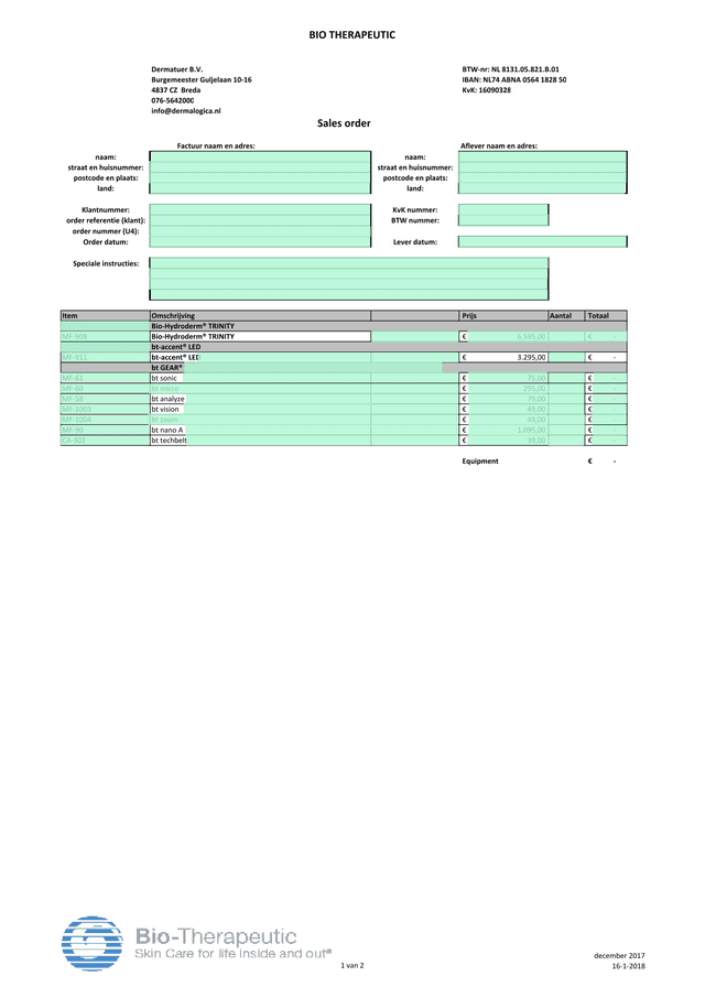 Sales Order screenshot