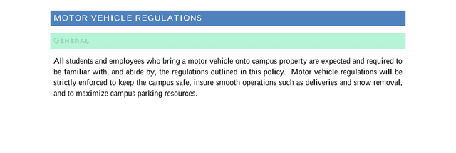 Motor Vehicle Regulations screenshot