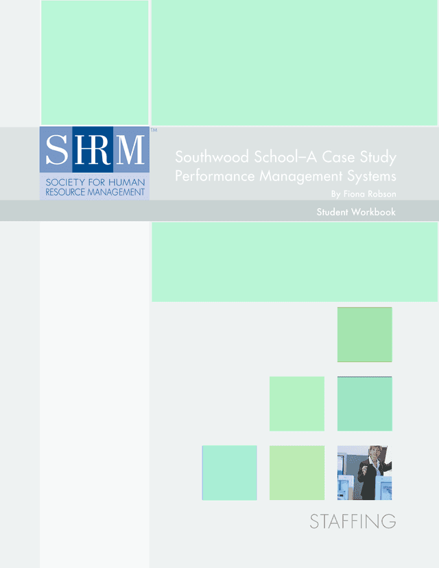 Southwood SchoolA Case Study Performance Management Systems screenshot
