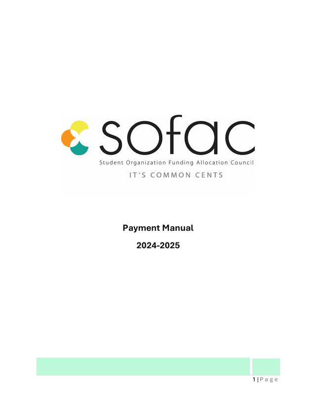 Payment Manual 2024 2025 screenshot