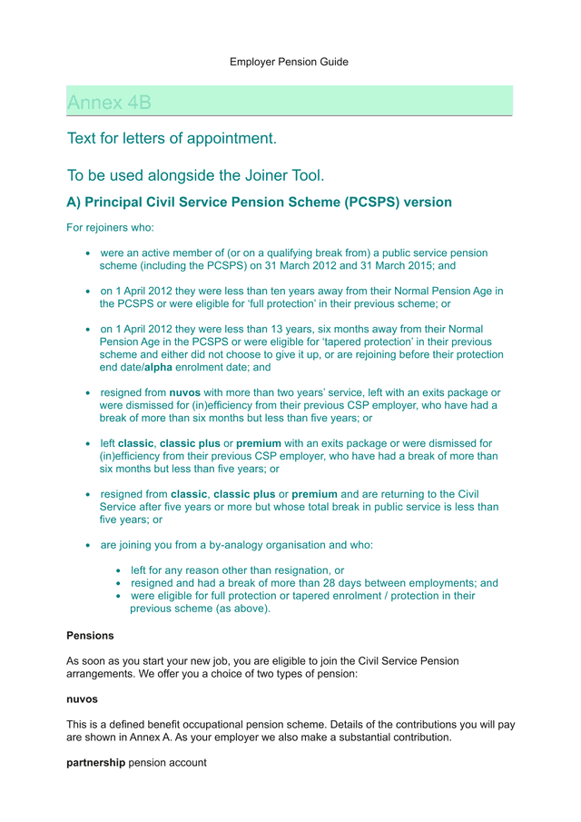 Employer Pension Guide screenshot