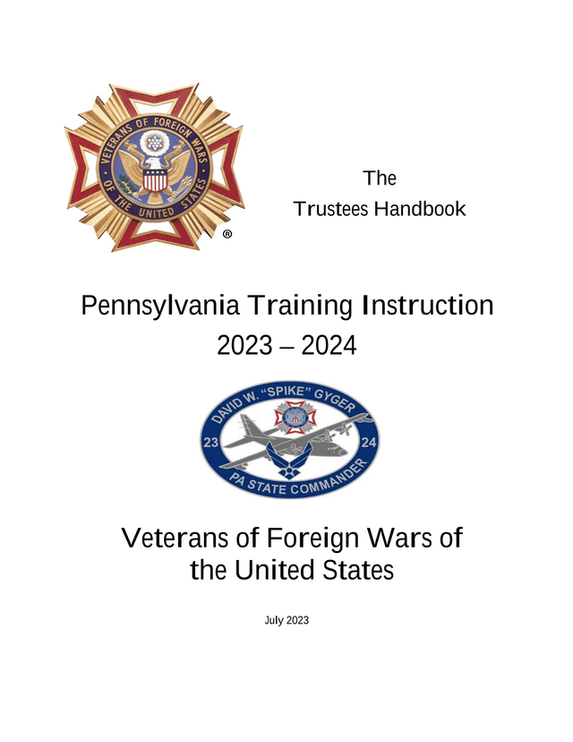 The Trustees Handbook screenshot