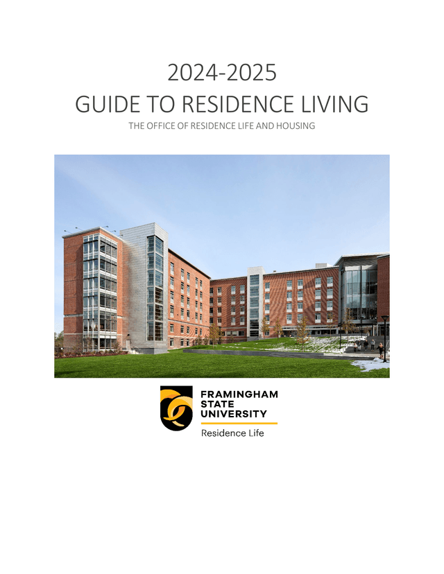 2024 2025 Guide To Residence Living screenshot