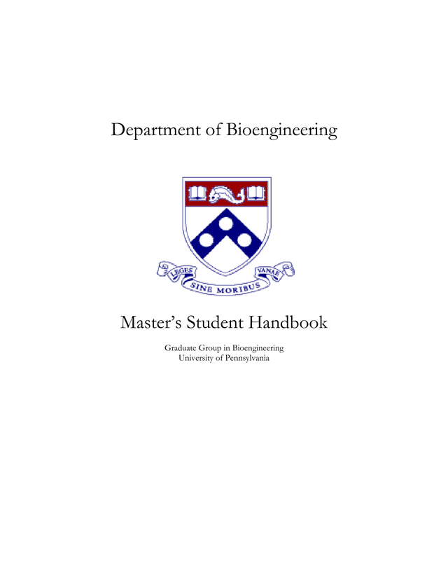 MasterS Student Handbook screenshot