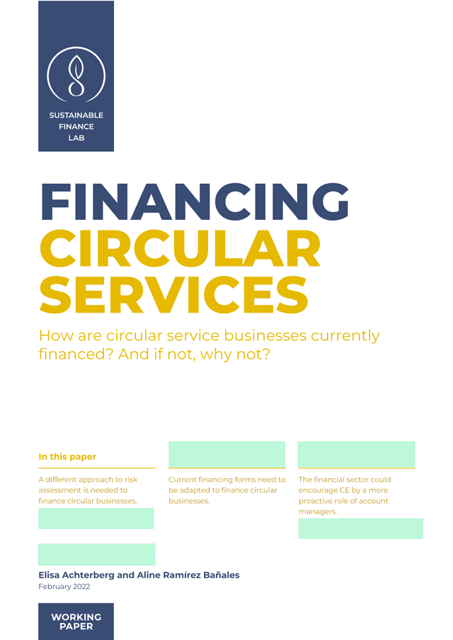 Financing Circular Services screenshot