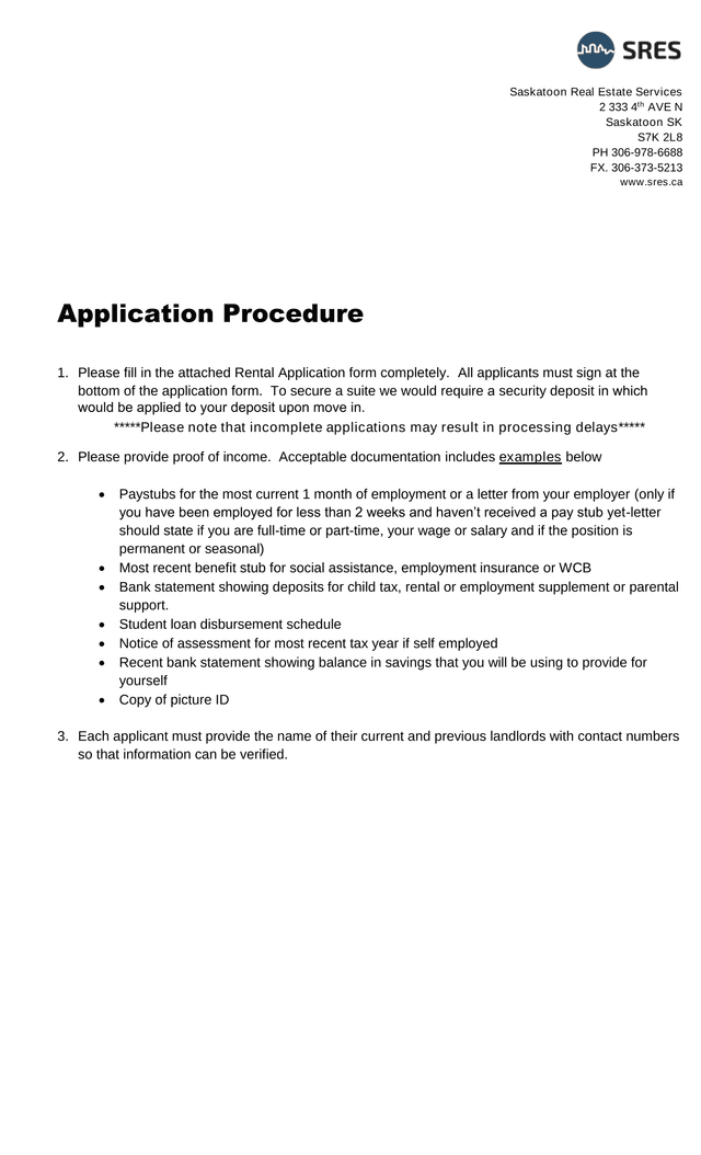 Application For Residency screenshot