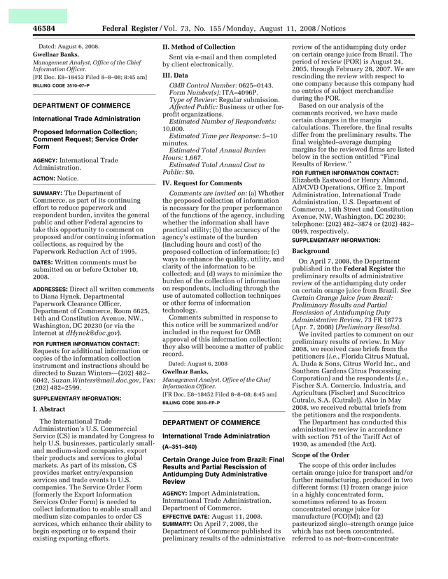 Service Order Form screenshot